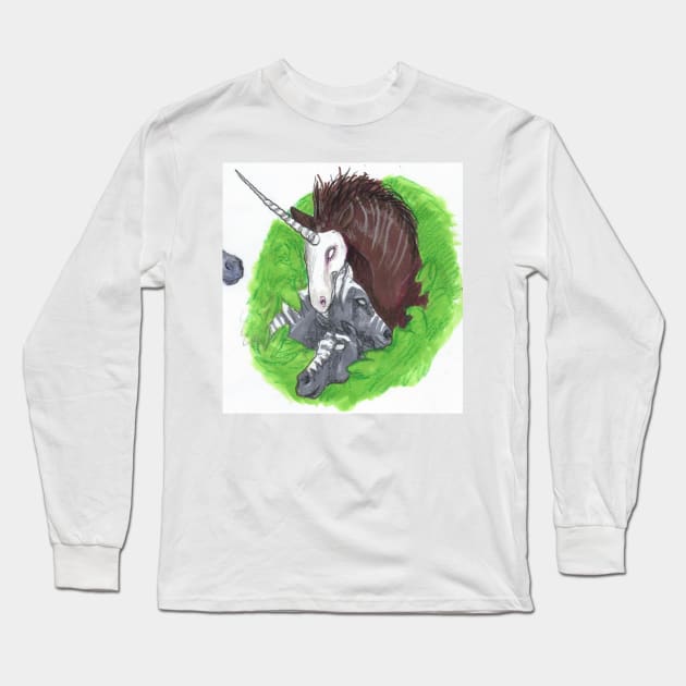 Magical Horses Long Sleeve T-Shirt by pegacorna